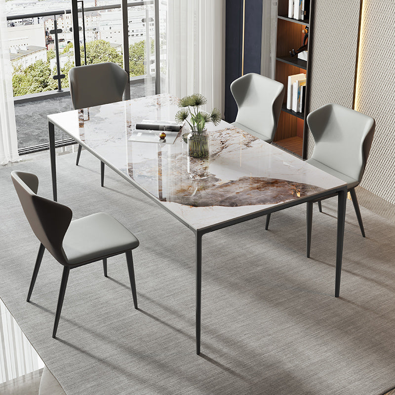 Sintered Stone Top Dining Table for Restaurant Modern Kitchen Table ...