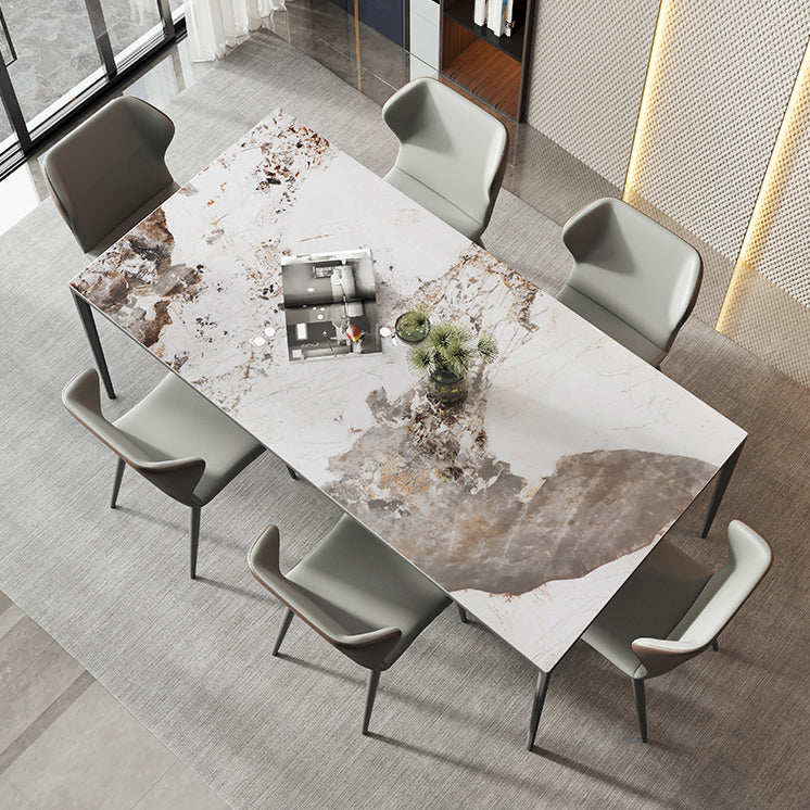 Sintered Stone Top Dining Table for Restaurant Modern Kitchen Table ...