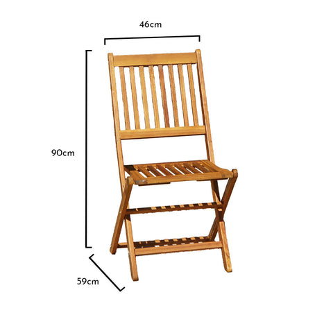 Ashby Gartenstühle aus Holz – Maße – Laura James
