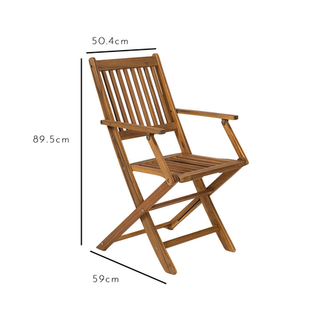 Conjunto de comedor de madera Ashby para 6 personas - 150 cm - Laura James