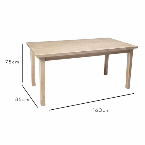 Mesa de comedor de madera Ella - Laura James