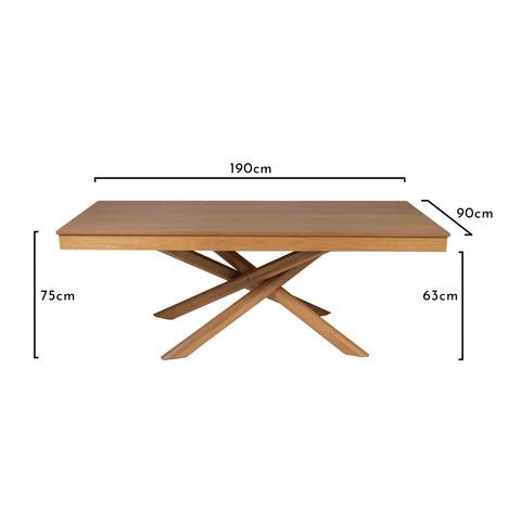Mesa de comedor Amelia Oak