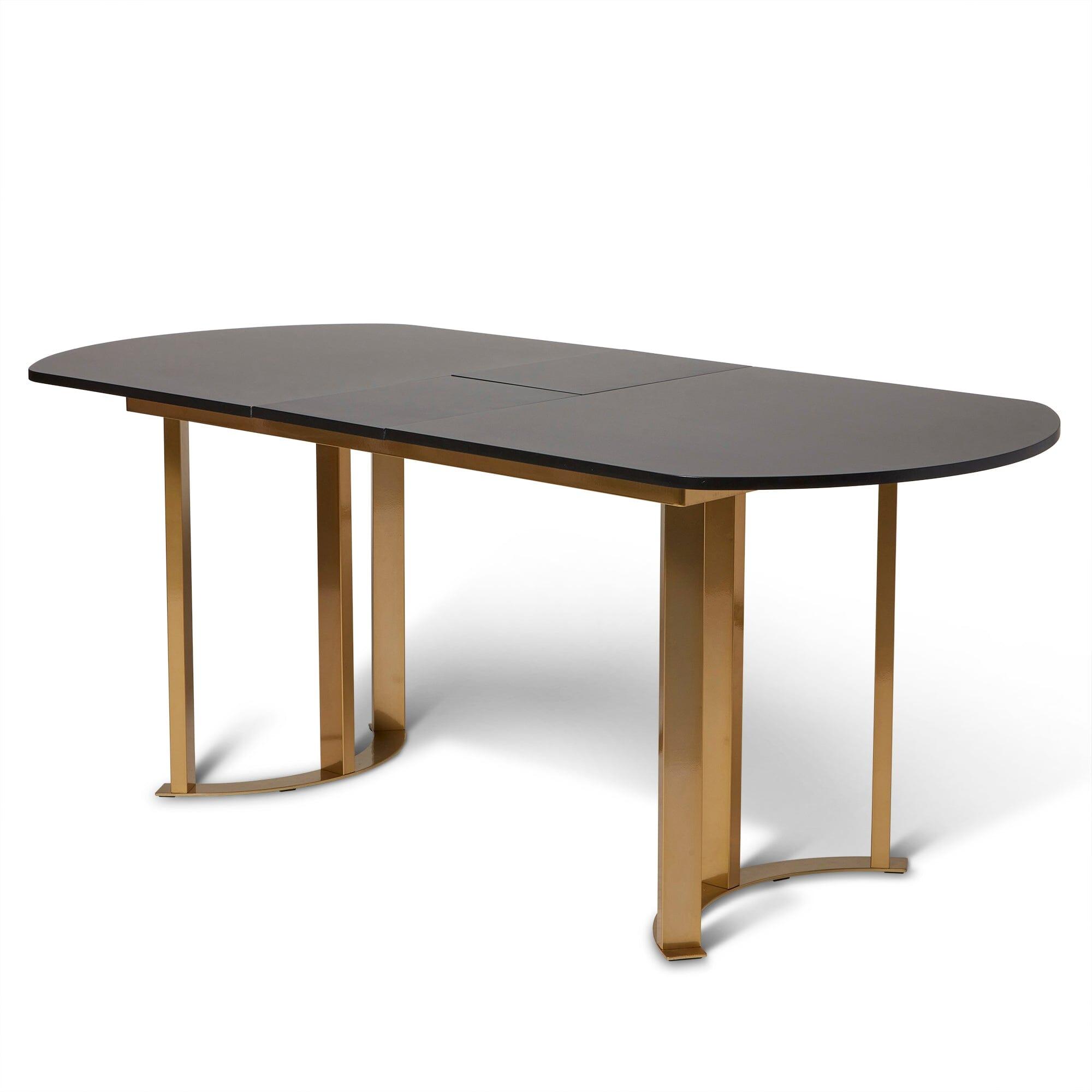 Lua Noir Black Dining Table - Extendable