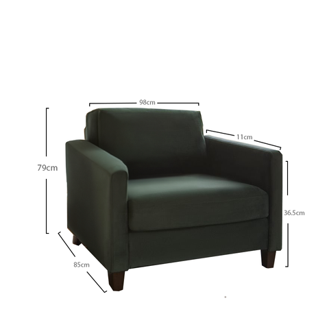 Ava Green Fauteuil - Laura James