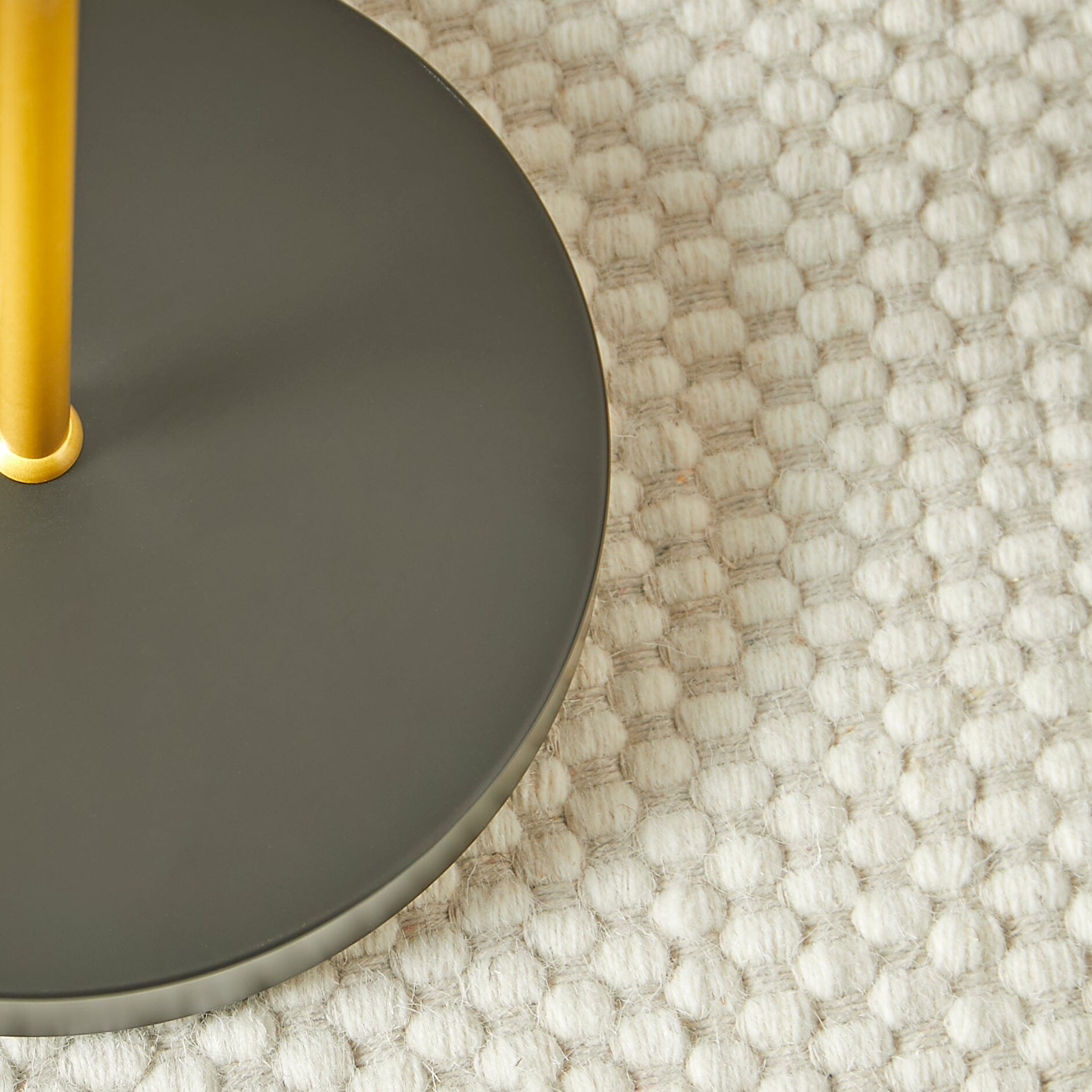 Clay Wool Rug Large Atcham Clay/Natural Pebble Wool with Cotton Rug - 200 x 290cm